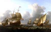 Dutch Shipping with a Flagship and a States Yacht