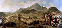 Drovers in Glen Sligachan, Isle of Skye