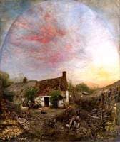 Sunset, the Woodman's Cottage