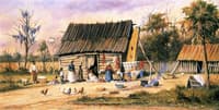 South Carolina Cabin Scene
