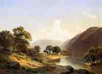 Mountain Landscape with River, Near Philadelphia