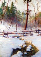 Brook and Fence