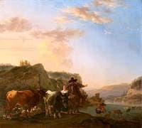 A Landscape with Peasants