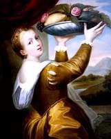 Girl with a Platter of Fruit