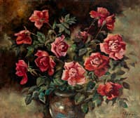 Roses in a Vase