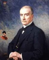 Lord Portsea, with an Inset Portrait of His Father and Ducal Crown