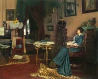 Woman Seated in an Interior
