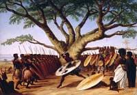 War Dance under a Fig Tree by Zulus