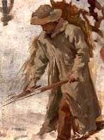 A Labourer in Fustian (study)