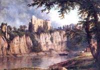 Chepstow Castle from the Gloucester Side of the Ruin