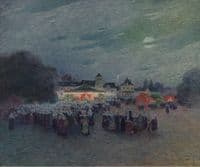 Manege under the Moon