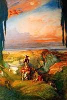 The Sleeping Beauty: The Prince Out Hunting Sees the Castle Where the Princess Lies Sleeping