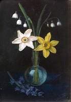 Four Natives of Ancient Britain, Daffodils, Narcissi, Lily of the Valley and Bluebells