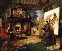 John Phillip in His Studio
