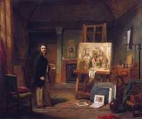 Thomas Faed, Artist, in his Studio