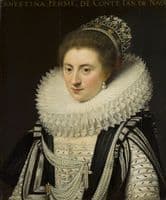 Portrait of Ernestine Yolande, Princess of Ligne