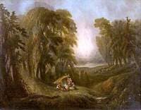 Encampment with Figures in a Landscape