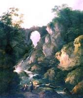 Welsh Landscape with a Bridge