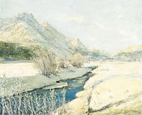 Valley Stream in the Snow