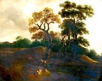 Landscape and Cattle at a Pool