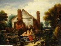 English Cottage Scene
