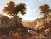 Landscape with Figures and Cattle