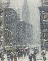 Blizzard in New York