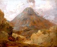 Travellers Passing beneath a Volcano