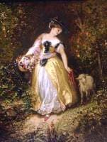Girl with a Lamb
