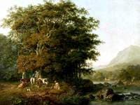 Milkmaids in a Welsh Landscape