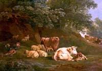 Pastoral Scene with Cows