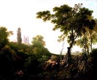 Sunset and Ruins