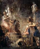 Musius Scaevola before King Porsenna