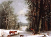 Woodsman in Winter