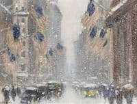 Blizzard on Washington's Birthday, 5th Avenue