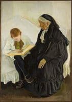 Woman with Her Grandson