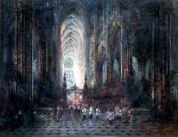 Evening, Amiens Cathedral, France