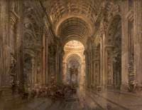 Interior of St Peter's, Rome
