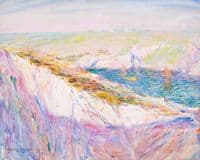 Chalk Cliffs at Goulphar Bay