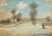 Landscape with a Peasant on the Road