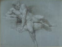 Study of a Reclining Man