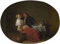 Two Lovers at Table