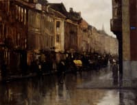 Figures on the Noordeinde, The Hague