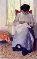 Woman Sewing