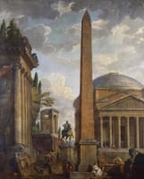 Caprice View with the Pantheon and Roman Ruins