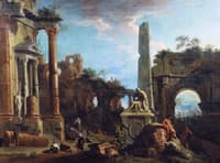 Caprice View with Roman Ruins