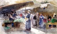 Marketplace, Moret-sur-Loing