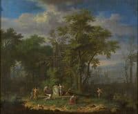 Arcadian Landscape with a Ceremonial Sacrifice