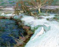 End of March near Arthabaska, Quebec (sketch for 'End of Winter, Gosselin River)