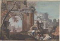 Capriccio with Roman Ruins